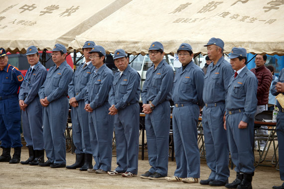 下妻市議会議員の皆さんも参加しての大きな訓練でした