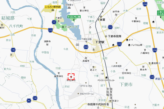松岡公民館の位置