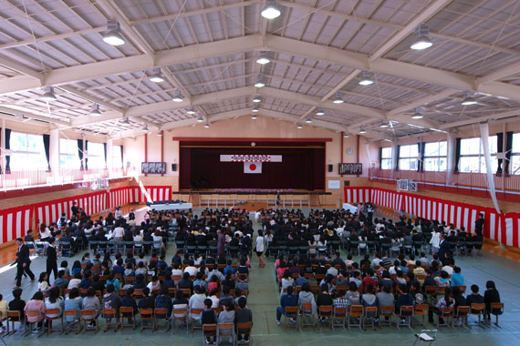 入学式会場